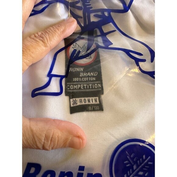 NWT Ronin Brand 12oz. Traditional Heavyweight Karate Uniform (White, 0) - Picture 3 of 3